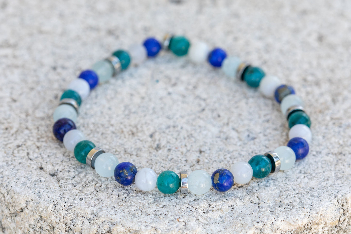 Communication Gemstone Crystal Bracelet