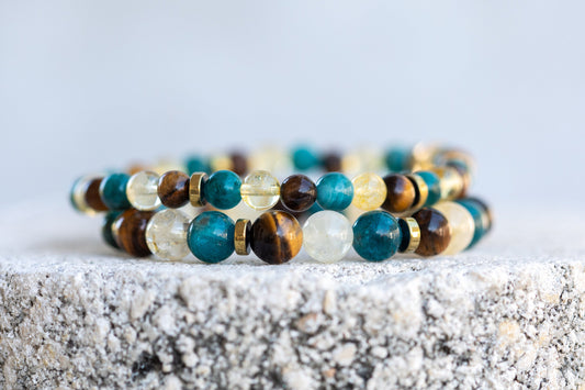 Clarity Gemstone Crystal Bracelet