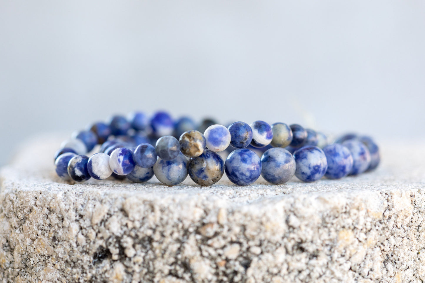 Sodalite Gemstone Crystal Bracelet