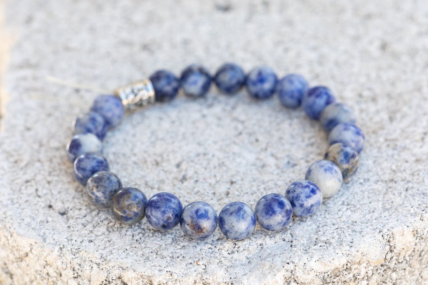 Sodalite Gemstone Crystal Bracelet