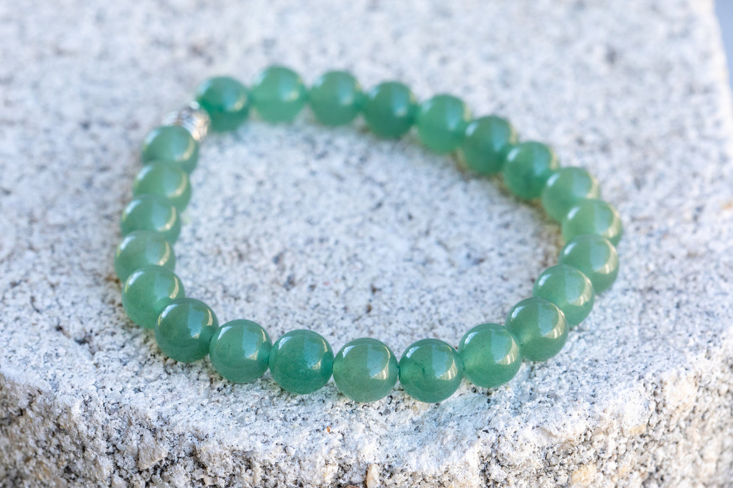 Green Aventurine Gemstone Crystal Bracelets