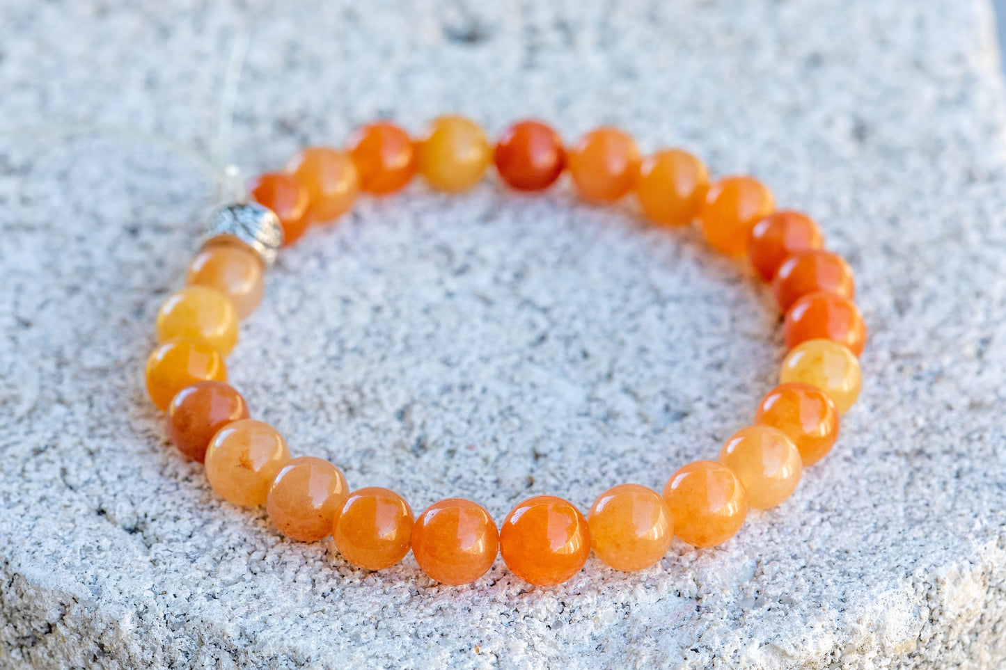 Red Aventurine Gemstone Crystal Bracelet