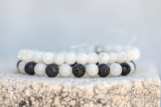 Moonstone Gemstone Crystal Bracelet