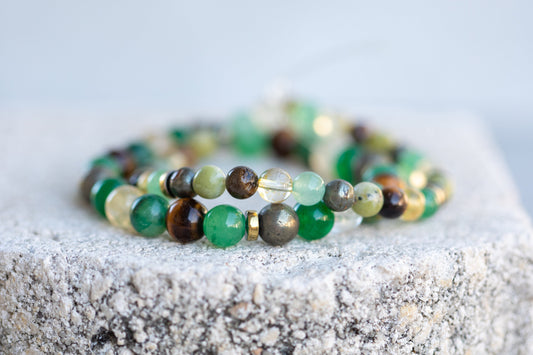 Prosperity & Good Luck Gemstone Crystal Bracelet