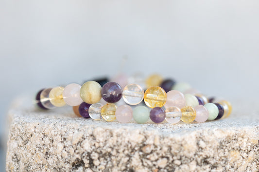 Happiness Gemstone Crystal Bracelet