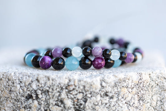 Inner Peace Gemstone Crystal Bracelet