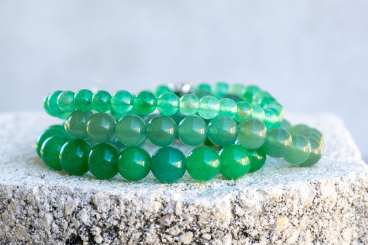 Green Aventurine Gemstone Crystal Bracelets