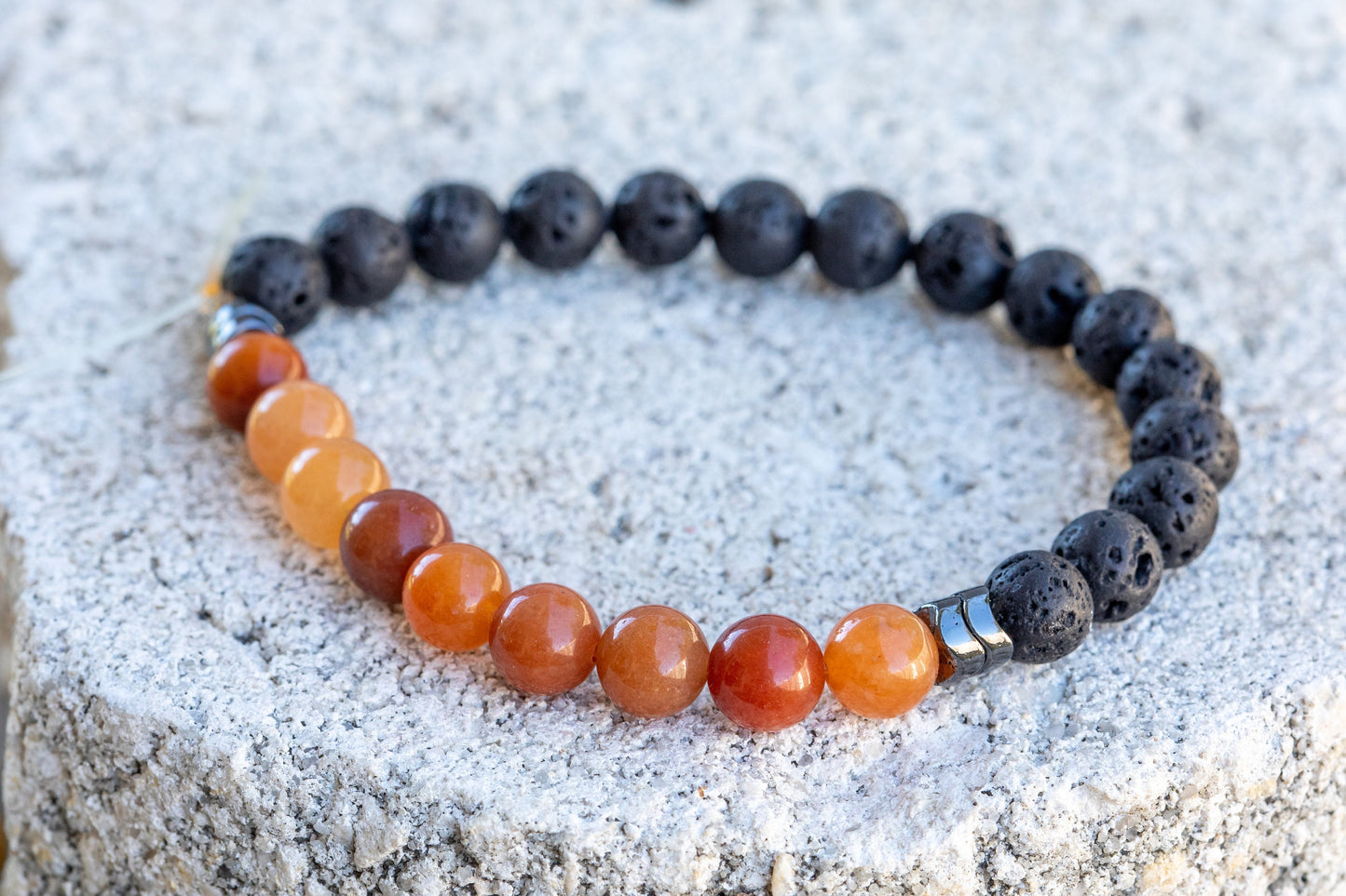 Red Aventurine Gemstone Crystal Bracelet