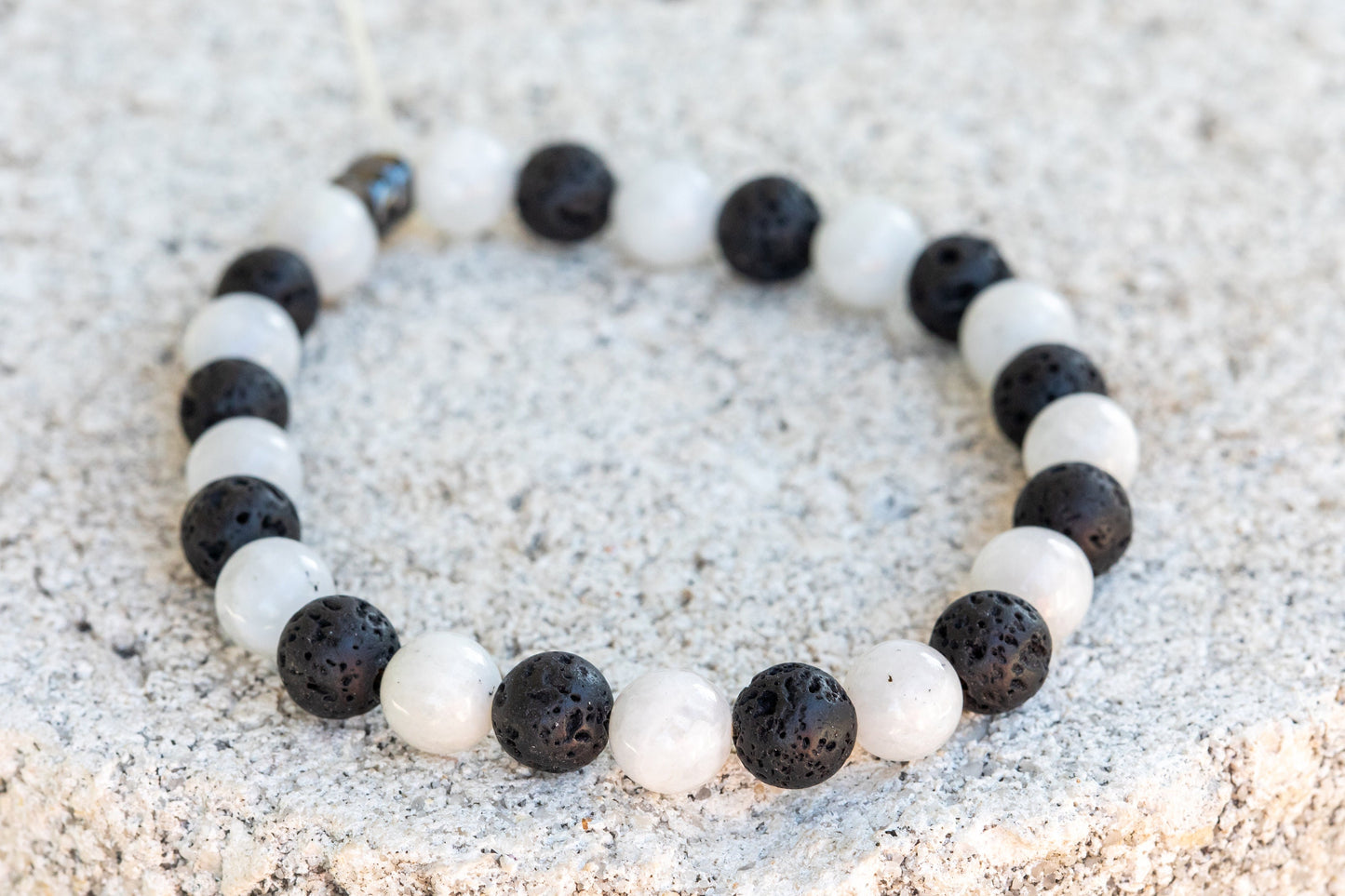 Moonstone Gemstone Crystal Bracelet
