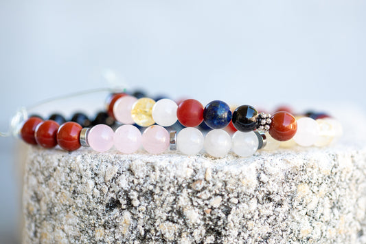 New Years 2025 Gemstone Crystal Bracelet