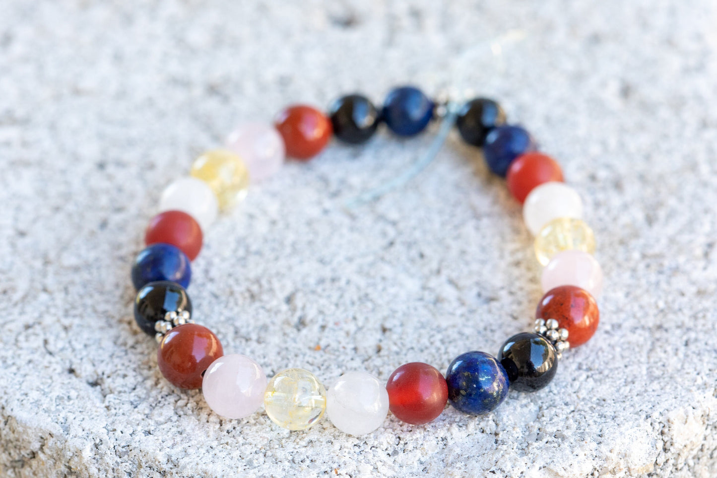 New Years 2025 Gemstone Crystal Bracelet