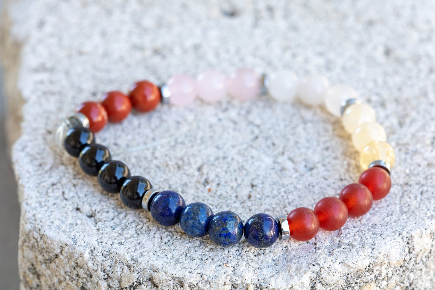 New Years 2025 Gemstone Crystal Bracelet