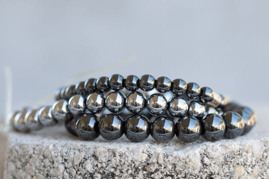Hematite Gemstone Crystal Bracelet