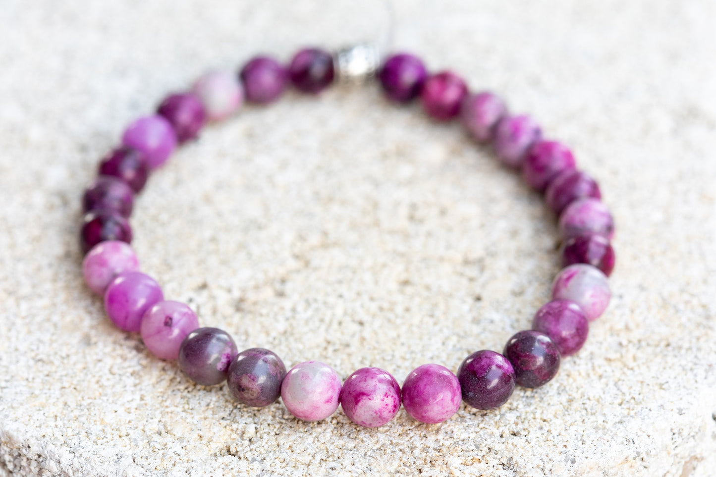Sugilite Gemstone Crystal Bracelet