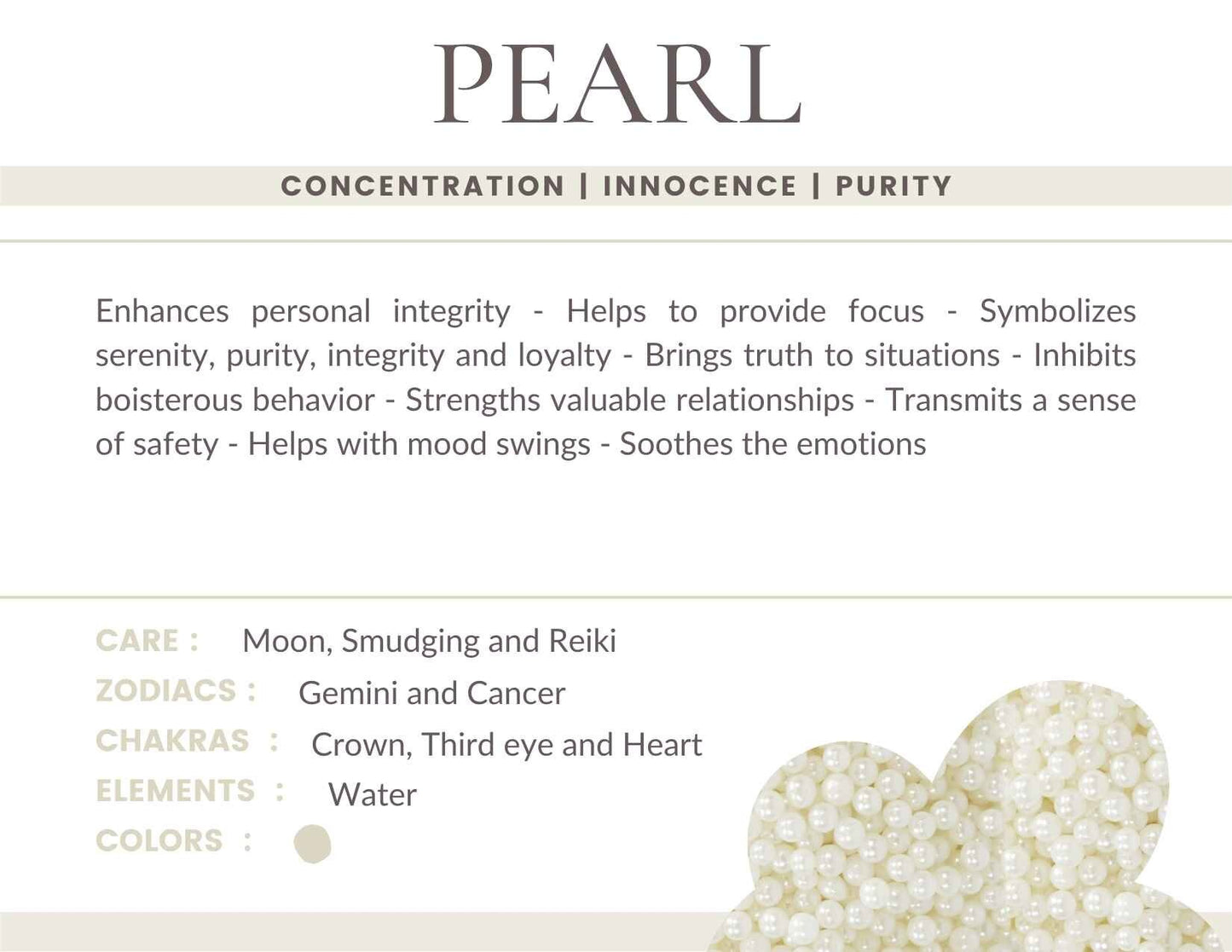 Pearl Gemstone Crystal Bracelet