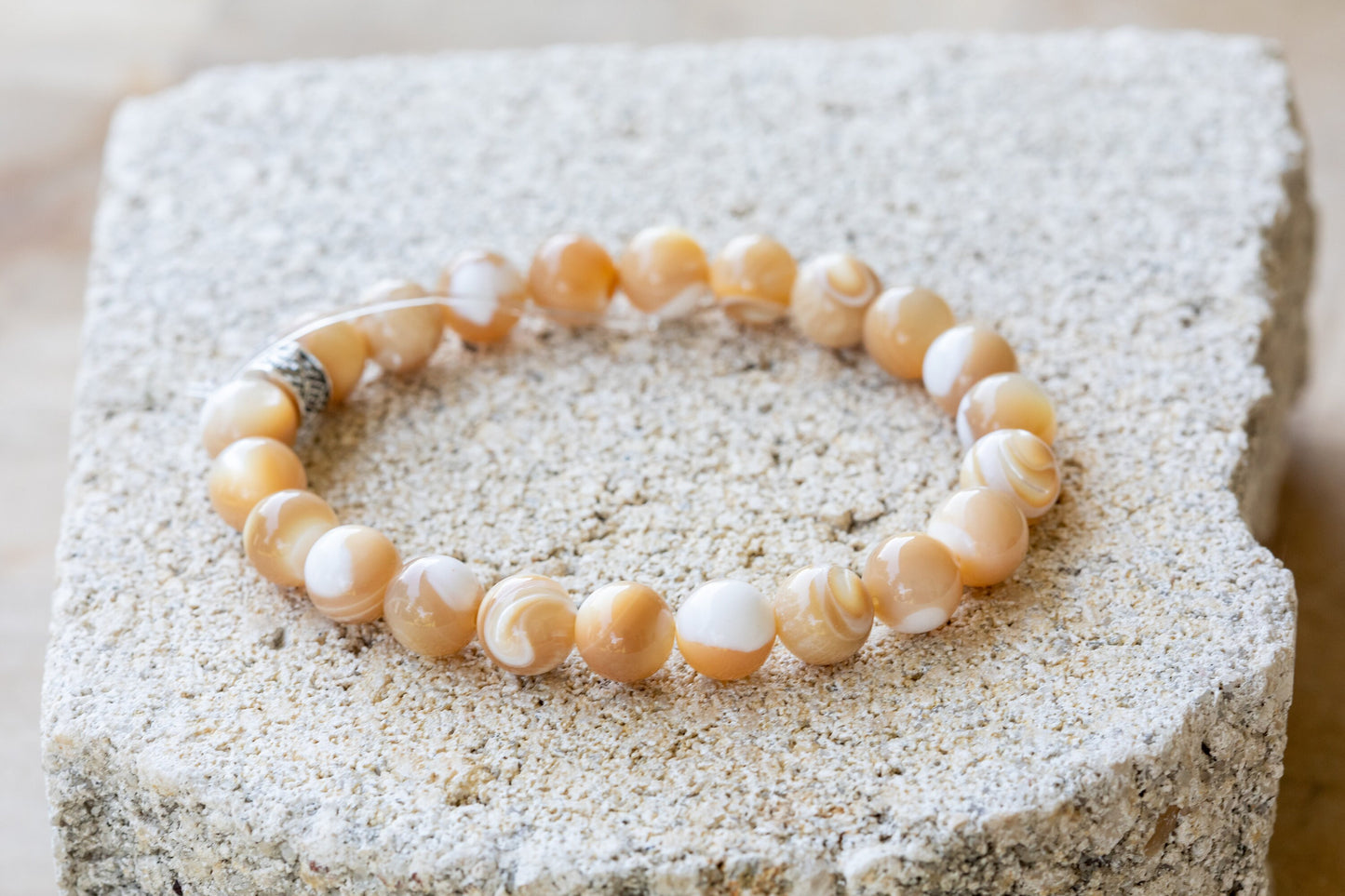 Pearl Gemstone Crystal Bracelet
