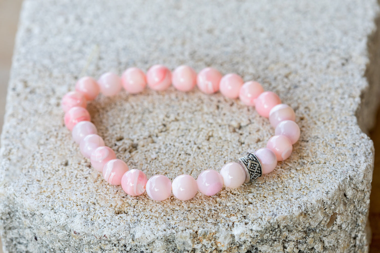 Pearl Gemstone Crystal Bracelet
