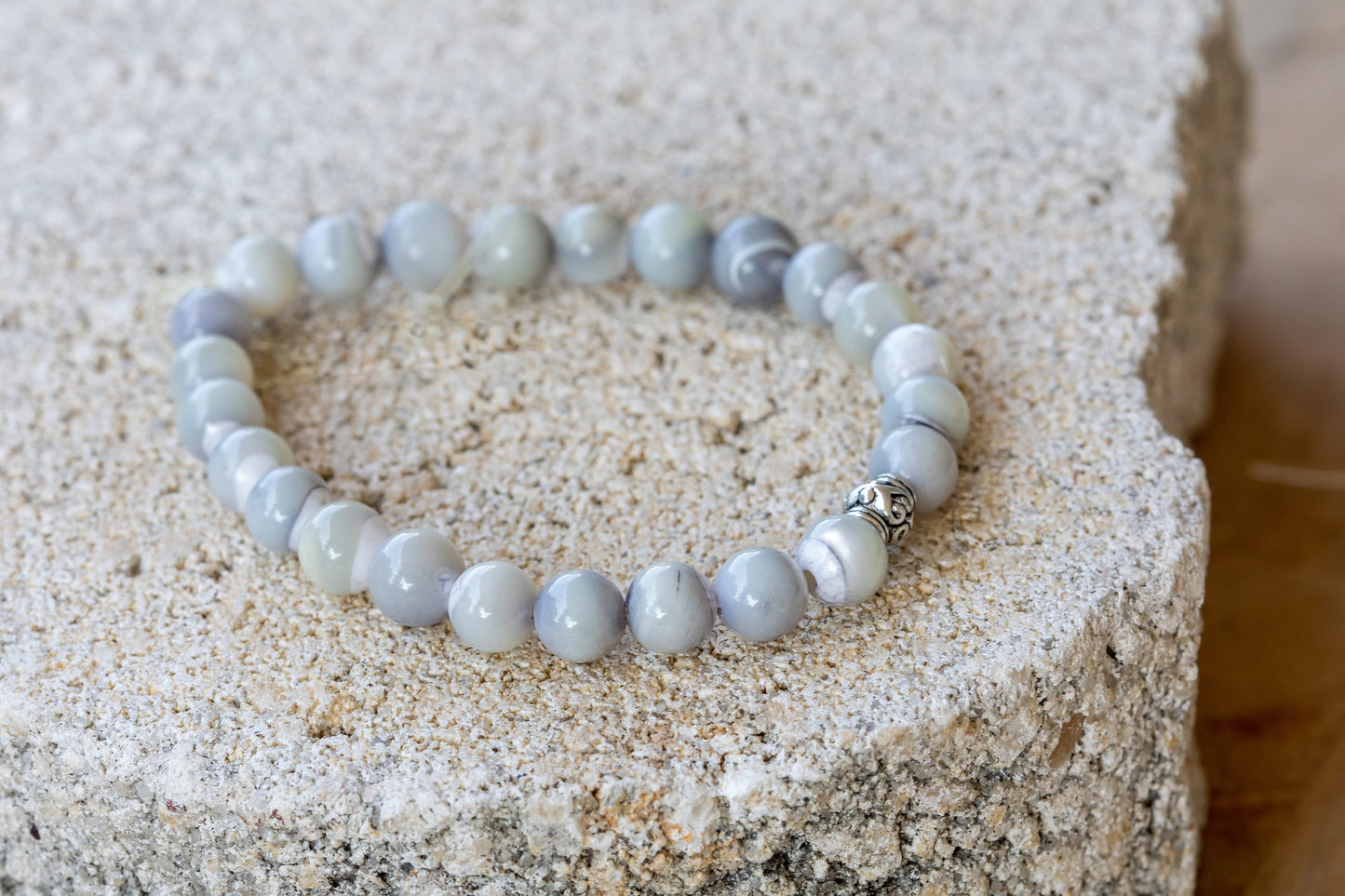 Pearl Gemstone Crystal Bracelet