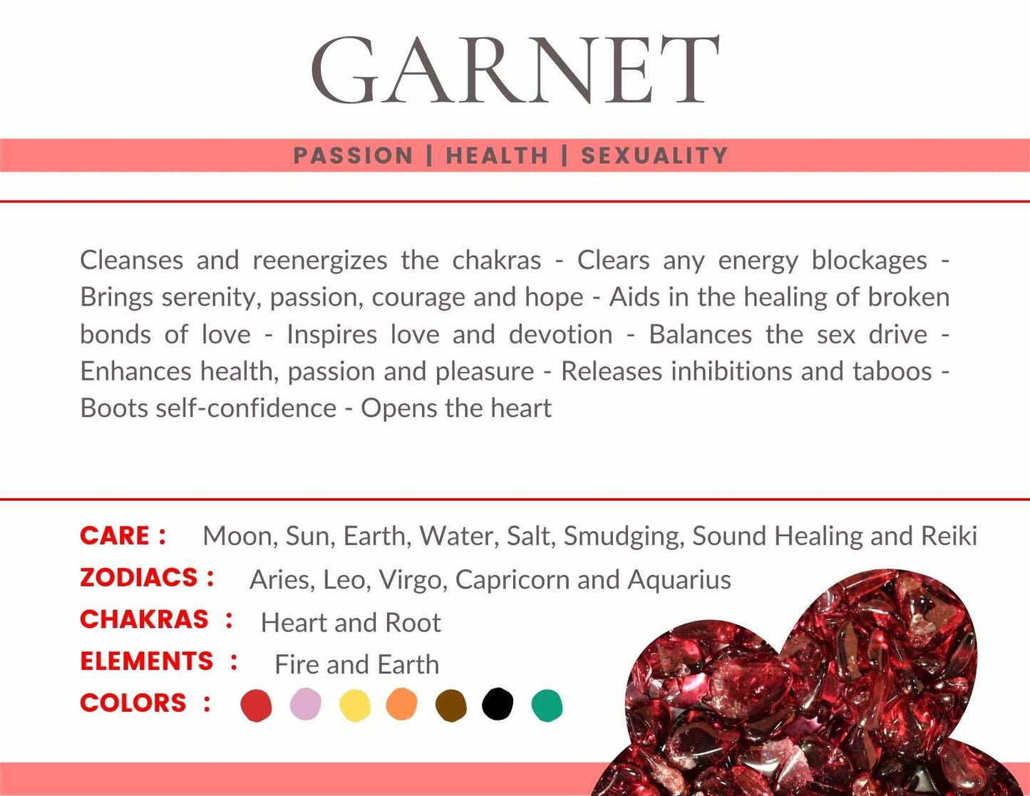 Hessonite Garnet Gemstone Crystal Bracelet