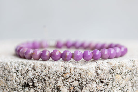 Phosphosiderite Gemstone Crystal Bracelet