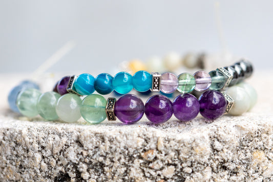 Mercury Retrograde Protection Gemstone Crystal Bracelet