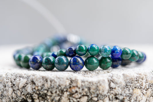 Azurite Gemstone Crystal Bracelet