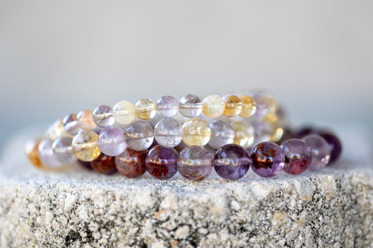 Ametrine Gemstone Crystal Bracelet