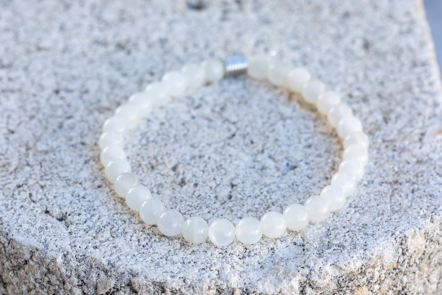 Clear Quartz Gemstone Crystal Bracelet